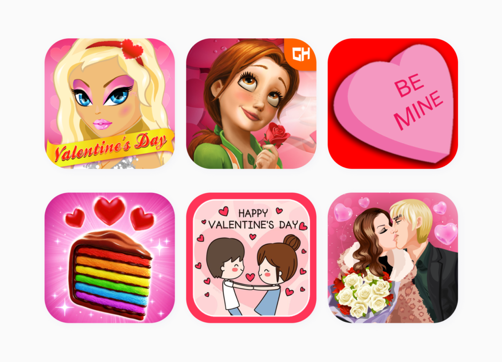 Top Valentine’s Day App Icons for Iphone in 2024